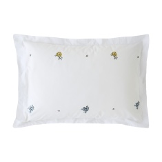 Historic Royal Palaces Royal Embroidery Oxford Pillowcase Pair - White