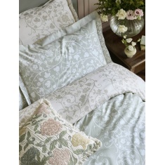 Historic Royal Palaces Tudor Trail Duvet Set - Sage