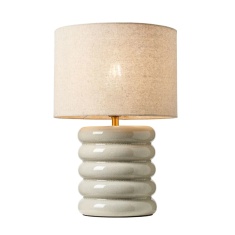 BHS Florence Flump Table Lamp - Ivory