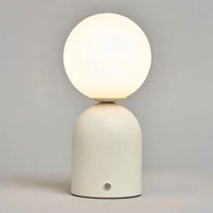 BHS USB-C Rechargeable Table Lamp - White