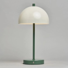 BHS Semi Dome USB-C Rechargeable Table Lamp - Green