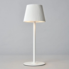 BHS Esther Rechargeable Table Lamp - White