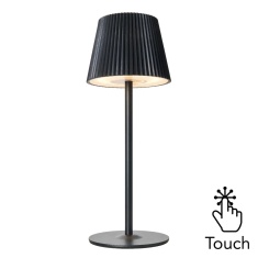 BHS Esther Rechargeable Table Lamp - Black
