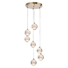 BHS Rimi Acrylic 7 Ball Cascading Ceiling Light