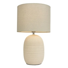 BHS Heath Ceramic Beehive Table Lamp - Cream