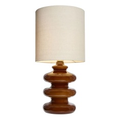 BHS Annabelle Wobble Table Lamp - Cognac