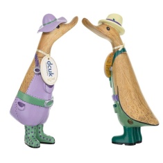 DCUK National Garden Scheme Gardener Duckling Ornament (Assorted Styles)