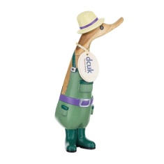 DCUK National Garden Scheme Gardener Duckling Ornament (Assorted Styles)