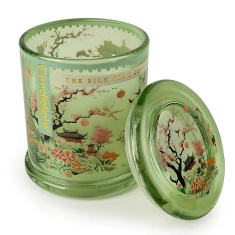 Candlelight Large Glass Lidded Jar Candle Chengdu Sakura Blossom
