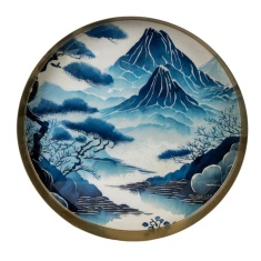 Candlelight Metal Tray Tianshui Sea Salt 32cm