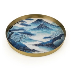 Candlelight Metal Tray Tianshui Sea Salt 32cm