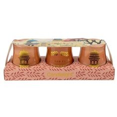 Candlelight Set of 3 Candles Jhangye Pomegranate & Cassis