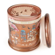 Candlelight Large Glass Lid Jar Candle Jhangye Pomegranate & Cassis