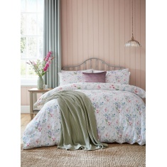 Laura Ashley Aulden Flowers Duvet Set - Lavender Multi