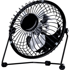 Status 4-inch USB Mini Fan - Black