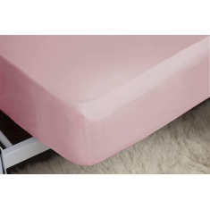 Belledorm 200 Count 30cm Fitted Sheet - Blush