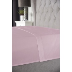 Belledorm 200 Count Flat Sheet - Blush