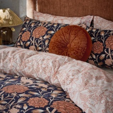 William Morris At Home Wild Tulip Duvet Set - Copper