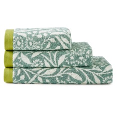 William Morris At Home Michaelmas Daisy Towel - Sage