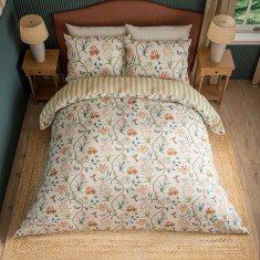 Sanderson Options Clementine Duvet Set - Ochre