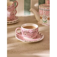 Cath Kidston Spitalfields Silk Teacup & Saucer