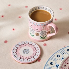 Cath Kidston Spitalfields Silk Mug & Coaster Set
