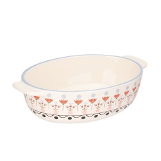 Cath Kidston Painted Table Oval Roasting Dish 28cm