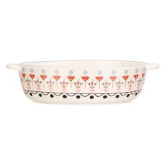 Cath Kidston Painted Table Oval Roasting Dish 28cm
