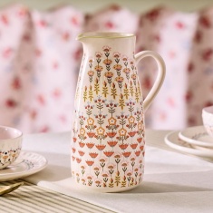 Cath Kidston Painted Table Ceramic Pitcher Jug 1.7L