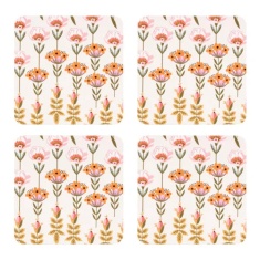 Cath Kidston Painted Table Square Coasters 4 Pack