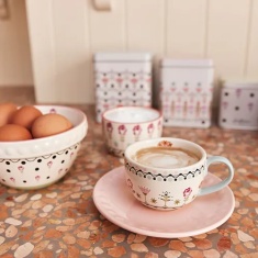 Cath Kidston Painted Table Teacup & Saucer Set
