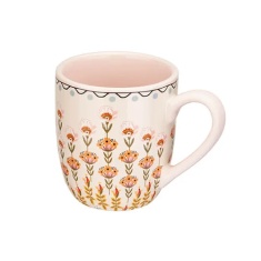 Cath Kidston Painted Table Breakfast Mug - Pink