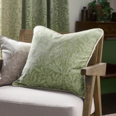 Morris & Co Acorn Tonal Feather Cushion 50cm - Sage Morris & Co Acorn Tonal Feather Cushion 50cm - Sage