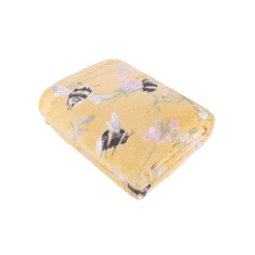 Furn Country Bee Fleece Throw 130x180cm - Honey Furn Country Bee Fleece Throw 130x180cm - Honey
