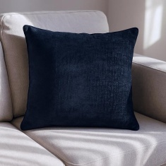 Style Furnishings Belmont Piped Cushion 55cm - Navy