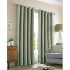 Sundour Amberley Thermal Eyelet Curtains - Sage Sundour Amberley Thermal Eyelet Curtains - Sage