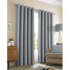 Sundour Amberley Thermal Eyelet Curtains - Nickel Sundour Amberley Thermal Eyelet Curtains - Nickel