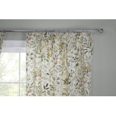 Sundour Cleo Willow Lined Pencil Pleat Curtains - Green