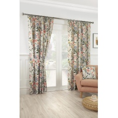 Sundour Meadow Lined Pencil Pleat Curtains - Multi