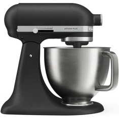 KitchenAid 5KSM50PKVBBK Artisan Plus 4.7L Tilt-Head Stand Mixer - Cast Iron Black