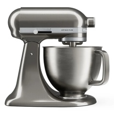 KitchenAid 5KSM50PKVBMS Artisan Plus 4.7L Tilt-Head Stand Mixer - Medallion Silver