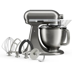 KitchenAid 5KSM50PKVBMS Artisan Plus 4.7L Tilt-Head Stand Mixer - Medallion Silver