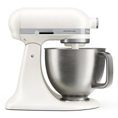 KitchenAid 5KSM50PKVBPL Artisan Plus 4.7L Tilt-Head Stand Mixer - Porcelain White