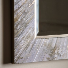 Gallery Direct Chelsea Rectangle Mirror 113x83cm - Gold / Cream
