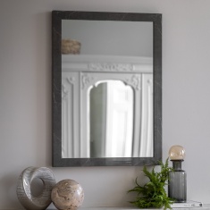 Gallery Direct Romano Rectangle Mirror 57x77cm - Marbled Grey
