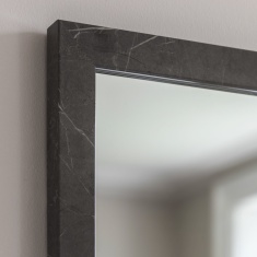 Gallery Direct Romano Rectangle Mirror 57x77cm - Marbled Grey
