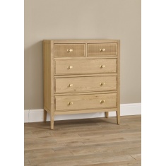 Illinois 3 + 2 Chest of Drawers - Oak