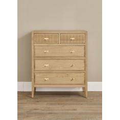 Illinois 3 + 2 Chest of Drawers - Oak