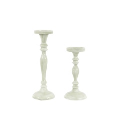 Gallery Direct Alzira Candlesticks Set of 2 - Green