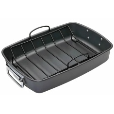 Masterclass Non-Stick Roaster with Rack 40x28cm